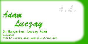 adam luczay business card